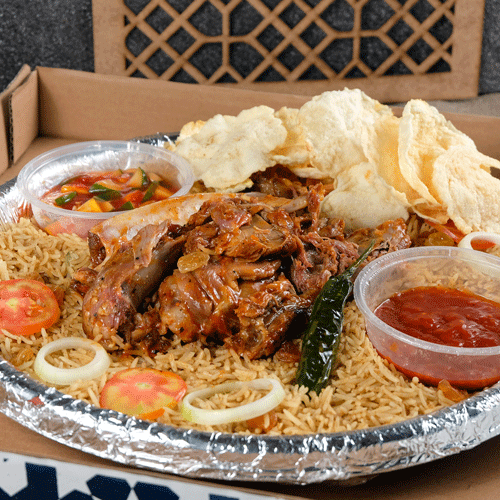 Nasi Arab kambing bakar Ajib Kitchen